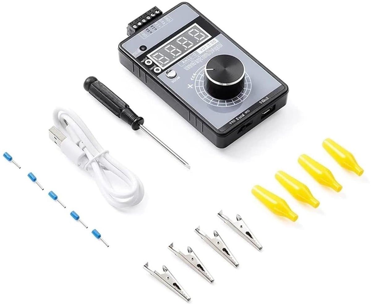 Signaalgenerator Stroomspanning - Analoge Generator Mini - PLC Debugging - 2 In 1 Multifunctioneel - 0-20mA -10V-+10V - Grijs