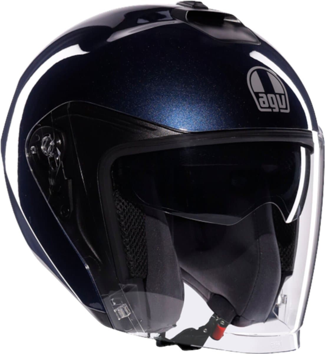 AGV Irides Mono Blauw Jethelm - Maat XXL - Helm