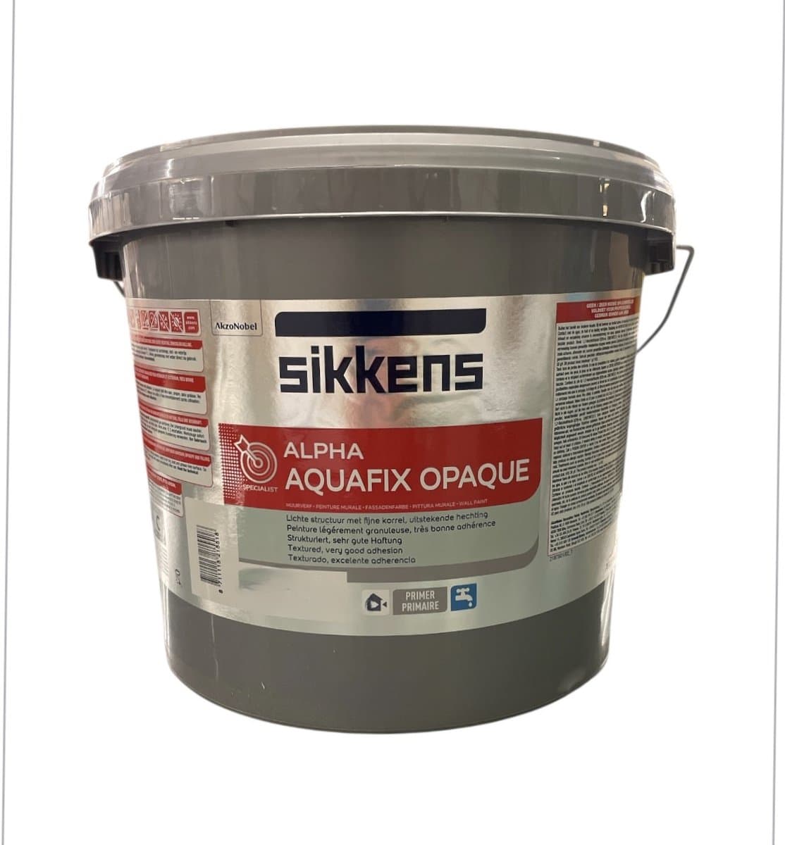 Sikkens Alpha Aquafix Opaque - 10 l - 4-6 m²/l - Wit
