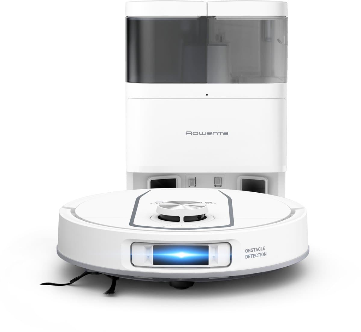 Rowenta X-Plorer S580 Max RR9547 - Robotstofzuiger - Hoge zuigkracht (10.000 Pa) - Slimme navigatie - Roterende Dweilen - All in one leegstation (wet & dry) - Automatische reining en droging dweilen