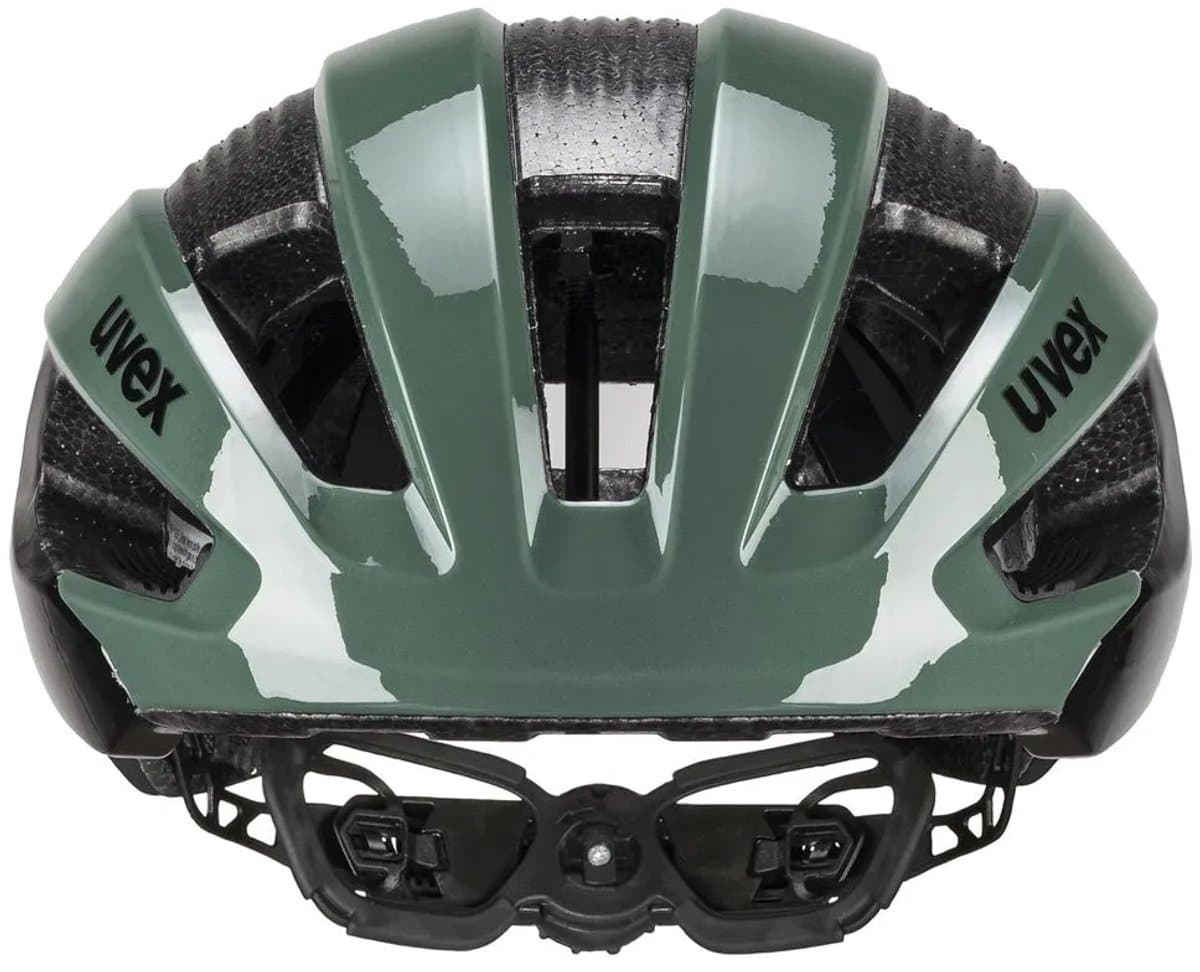 uvex Rise Fietshelm Moss green/Black - Unisex - maat 52-56