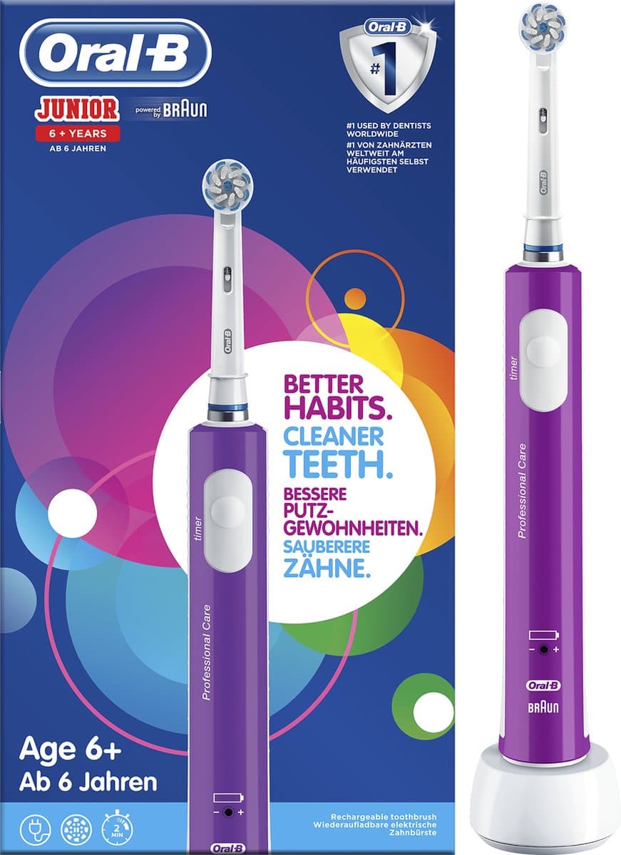 Oral-B Junior - Elektrische tandenborstel - Paars