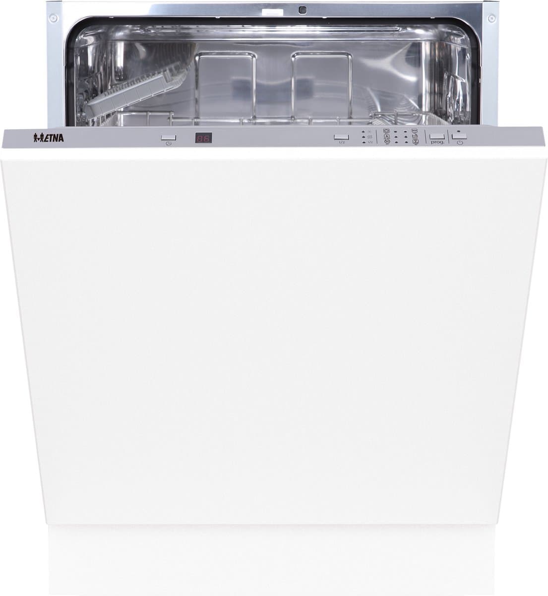 ETNA - VW544N - Inbouw Vaatwasser - 44dB - 14 Couverts - Energielabel D - Startuitstel - Extra droog functie