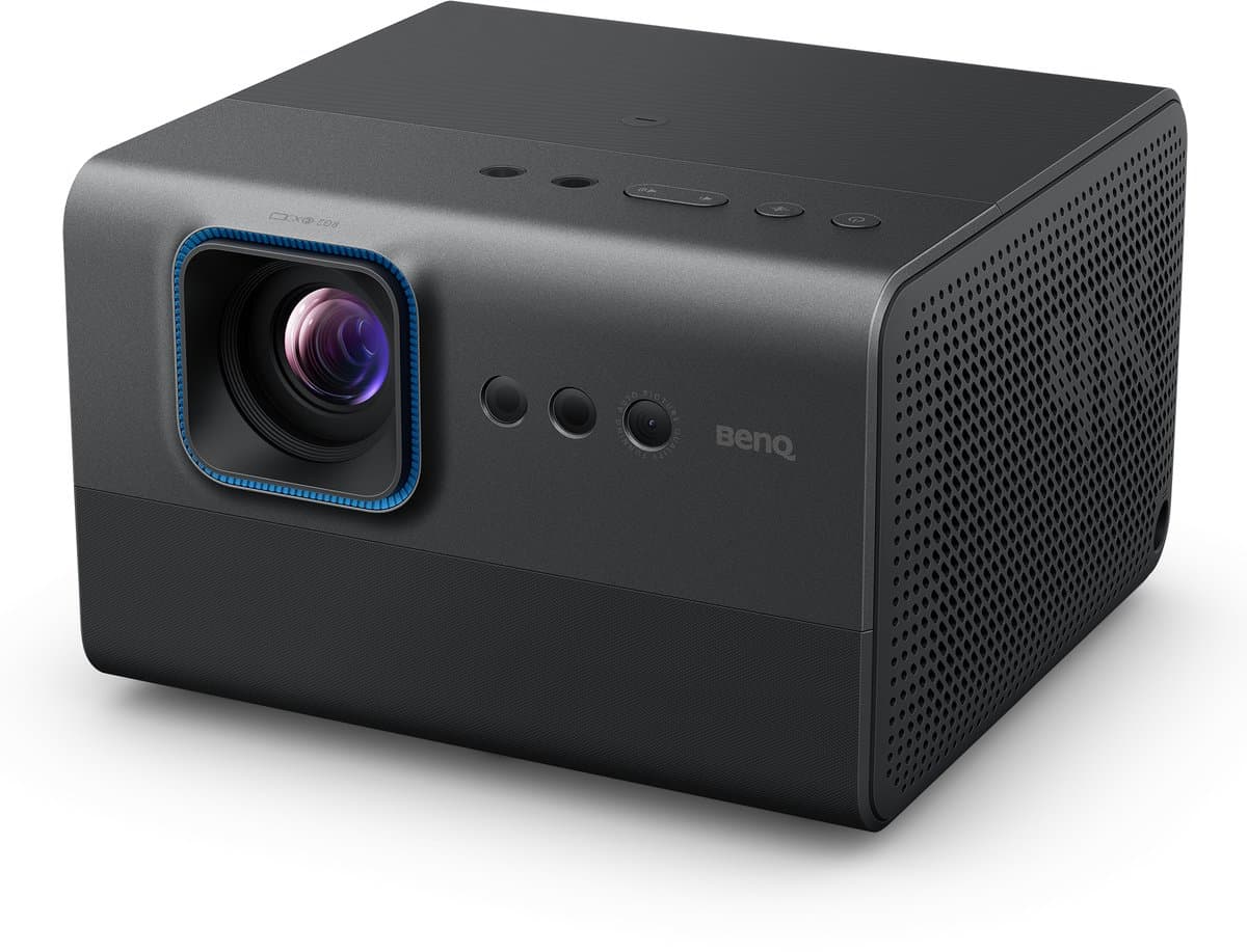 BenQ GP520 4K HDR 2600 ANSI Lumen LED Projector voor de woonkamer - Beamer voor thuisentertainment met Google TV, Auto Cinema Mode, MEMC, Rec.709, HDR10+, HDMI 2.1, USB-A, USB-C, Wifi6, Bluetooth5.2, eARC, Dolby, 7.1-kanaals