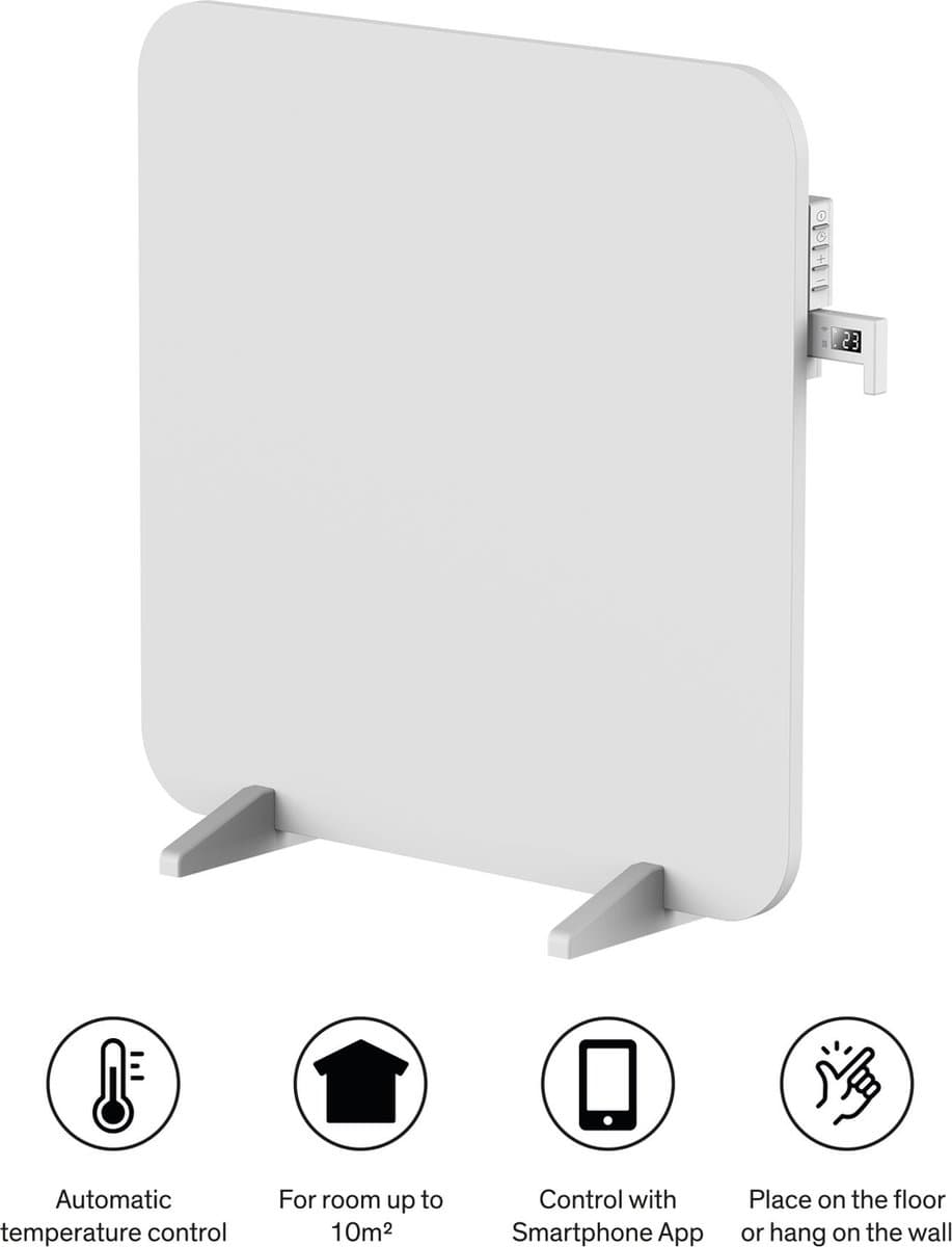 Sinji Elektrische Kachel 350W – Smart Infrarood Verwarming – Elektrische Radiator – Heater – Verwarmingspaneel – Energiezuinig – Stil