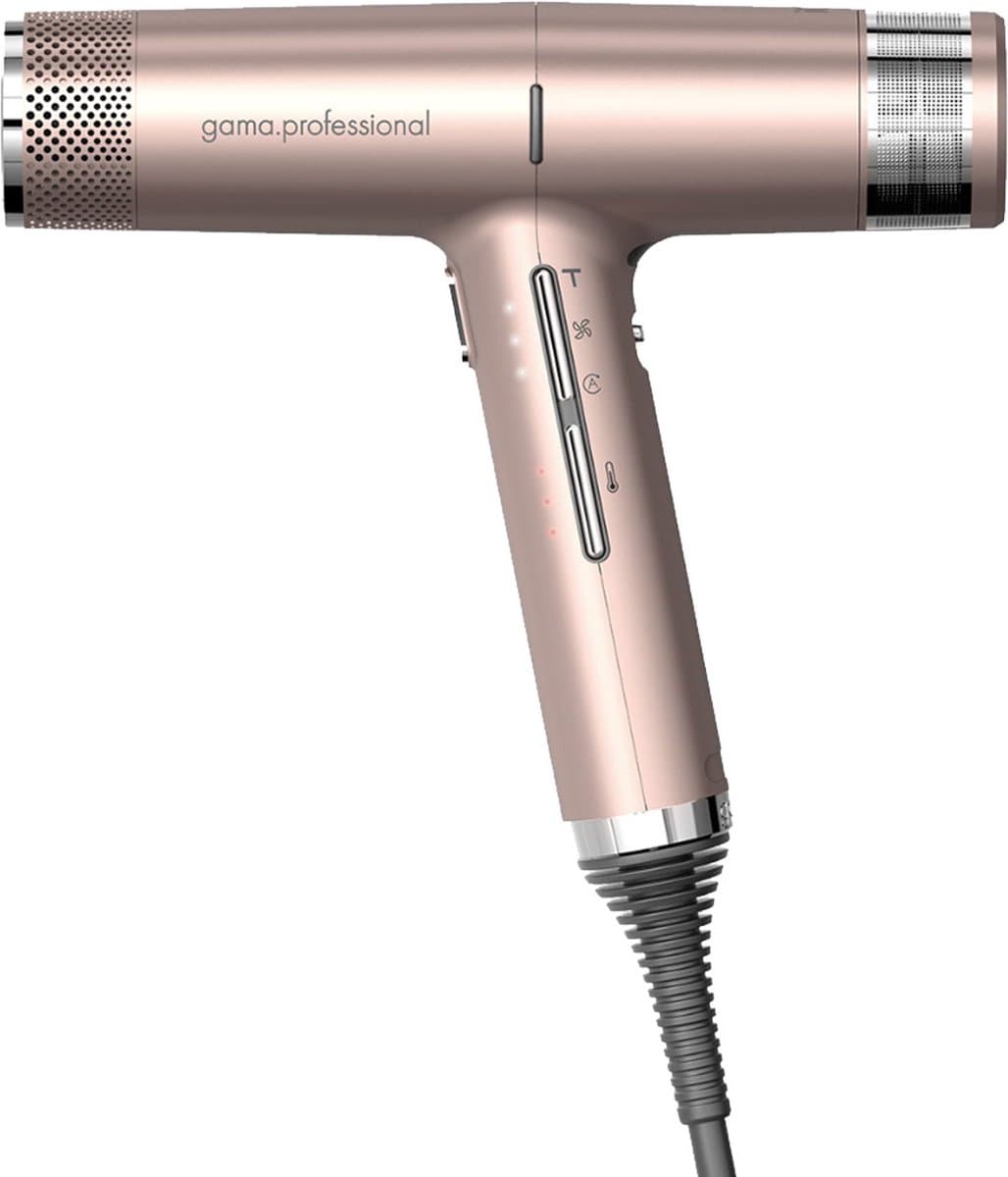 GA.MA iQ3 Perfetto PH6080.PK - Professionele Föhn - 1600W - 110.000 RPM - Ionisatie - 4 Warmtestanden - Turbo - LCD - Rose Gold
