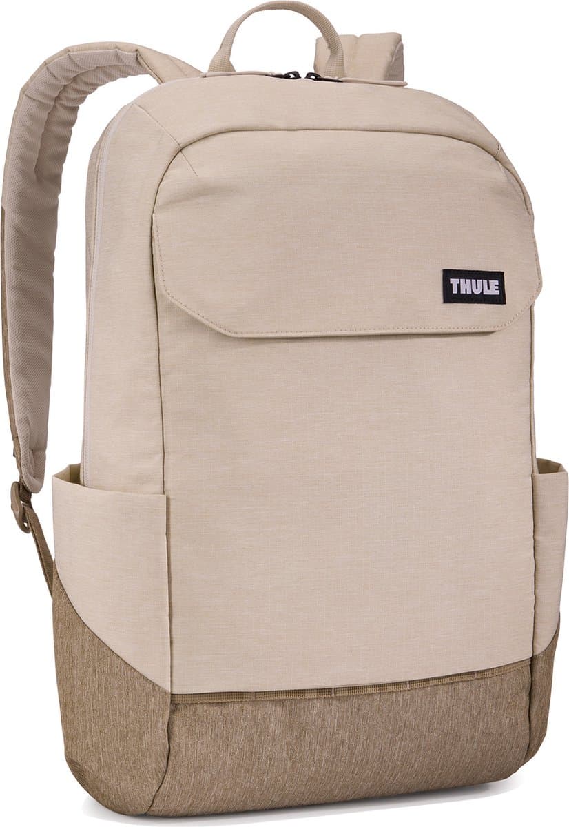 THULE Vrije tijd rugzak Rugzak met laptopvak Lithos Backpack 20L Pelican Gray / Faded Khaki Beige