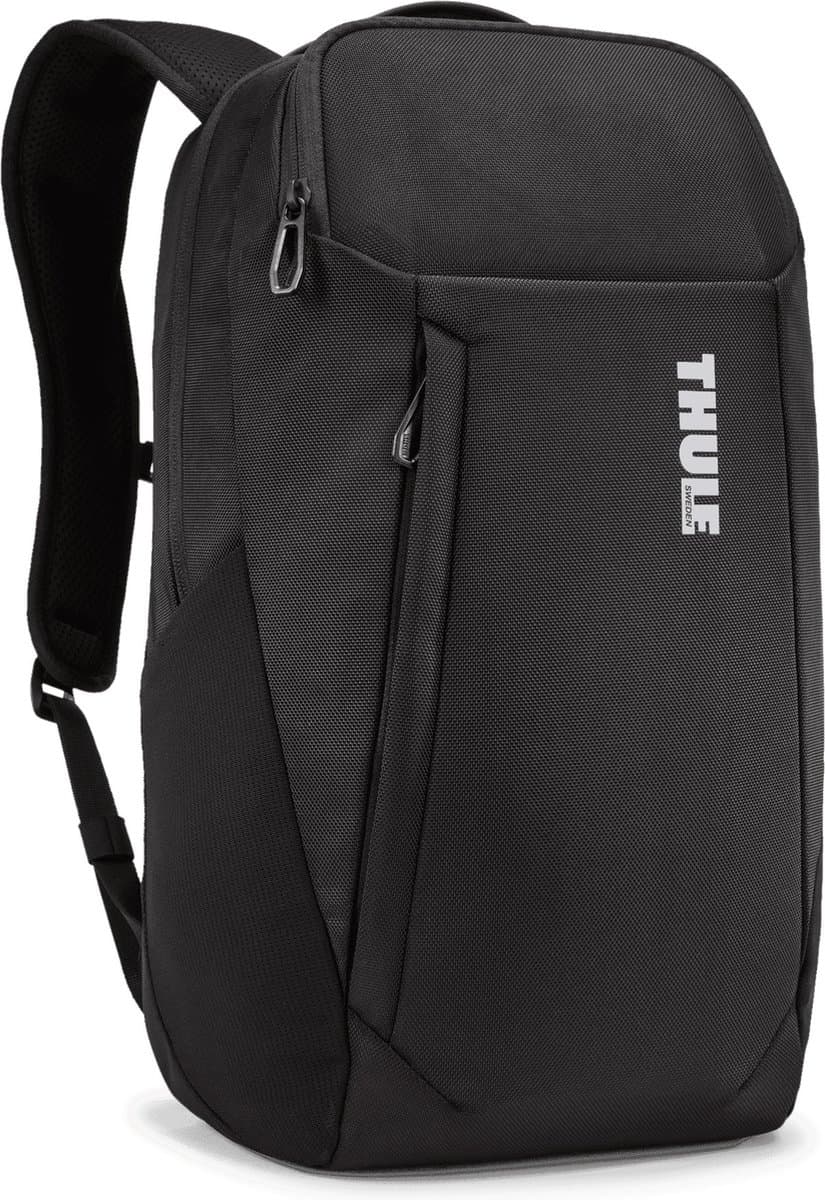 THULE vrije tijd rugzak rugzak met laptopvak Accent Recycled Backpack 20L Black zwart
