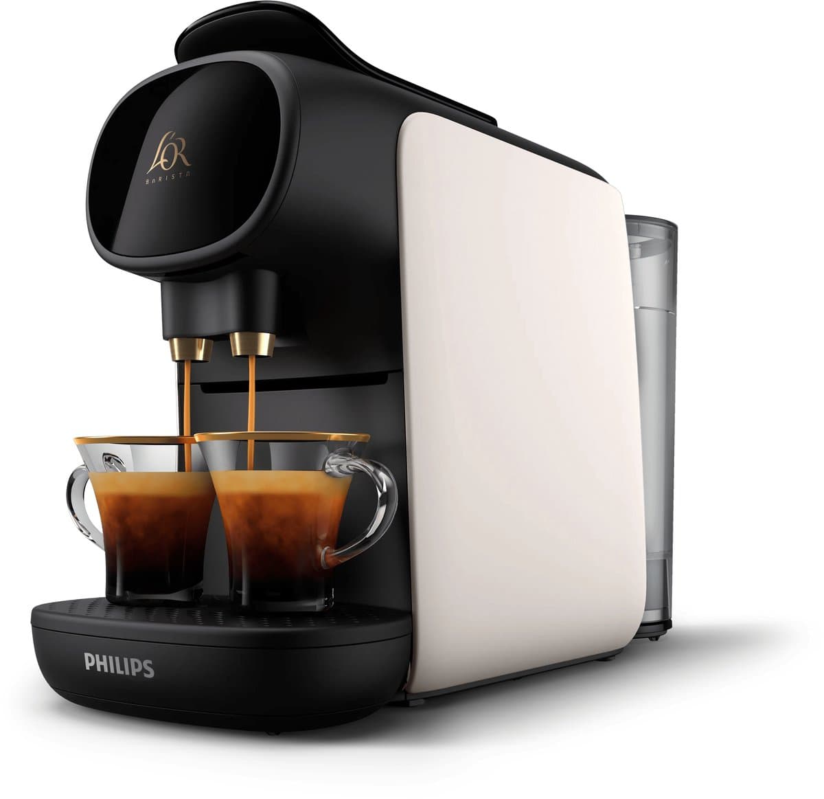 Philips L'Or Barista Sublime LM9012/00 - Koffiecupmachine - voor L'Or Espresso & Barista Koffiecups - Zwart / Wit