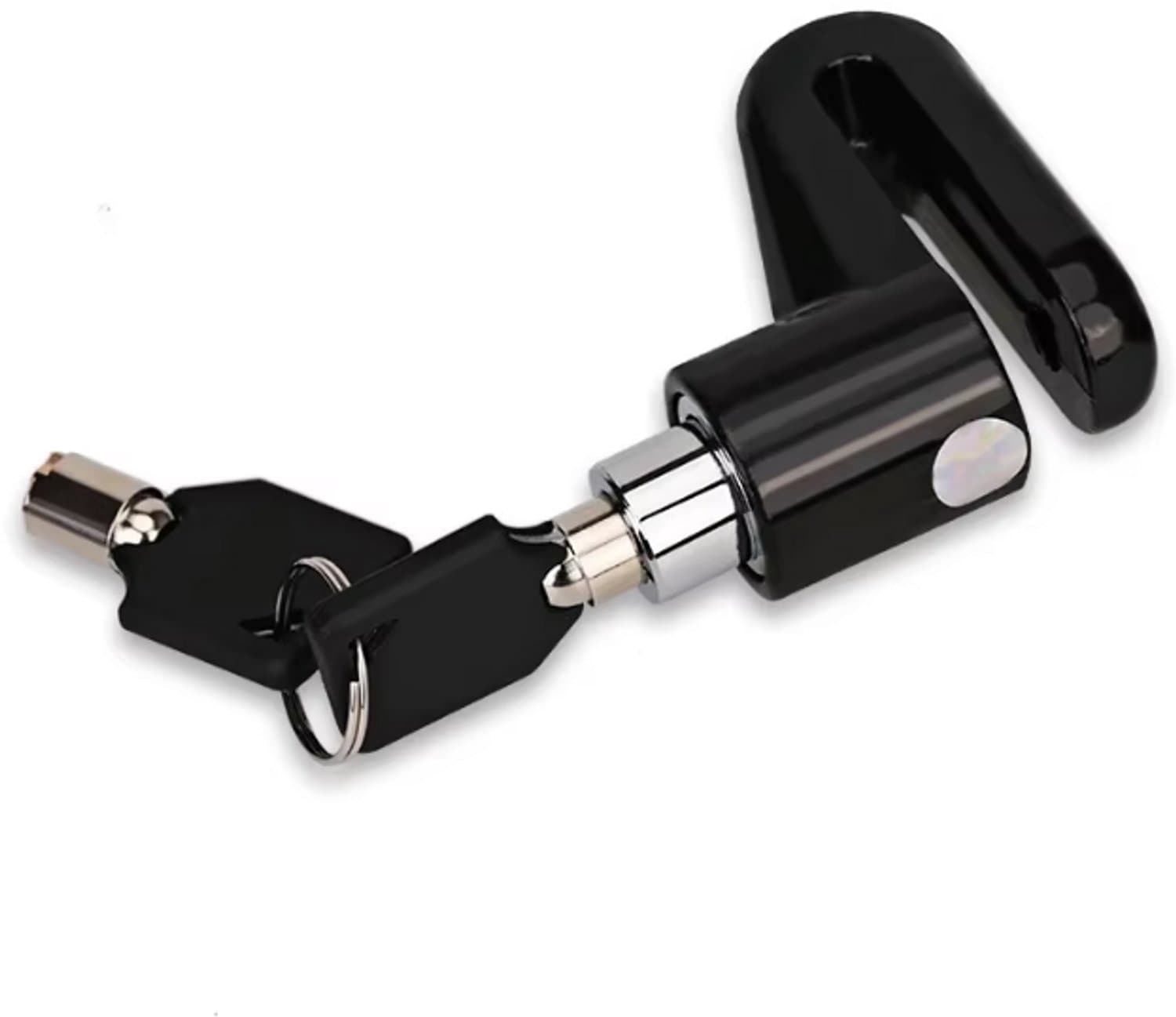 Rieba® Remschijfslot - Schijfremslot - Geschikt voor Fiets - E-bike - Motor - Scooter - Brommer - Schijfrem Slot - Universeel - Fietsslot - Remslot - Antidiefstalbeveiliging - Zwart