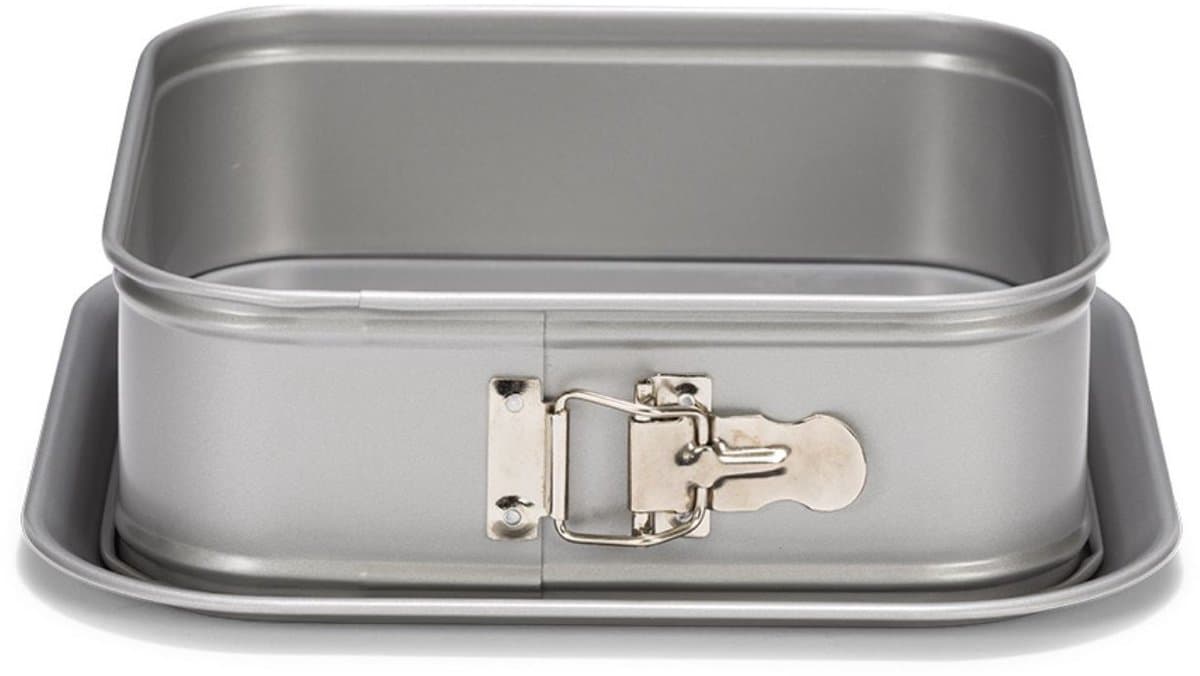 Patisse Springvorm Vierkant 24 Cm Staal Zilver- Cakevorm