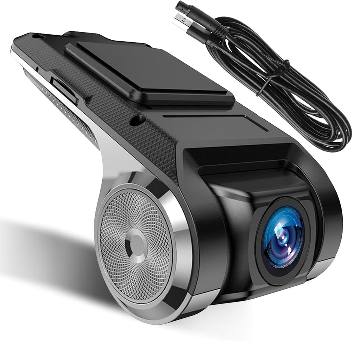 USB-auto DVR-camera/videorecorder, loop-opname ADAS, dashcam, met 32 GB SD-kaart, 24-uurs parkeermodus, rijrecorder, dashcam voor Android, radio, stereo, GPS, dvd, nachtzicht, Full HD
