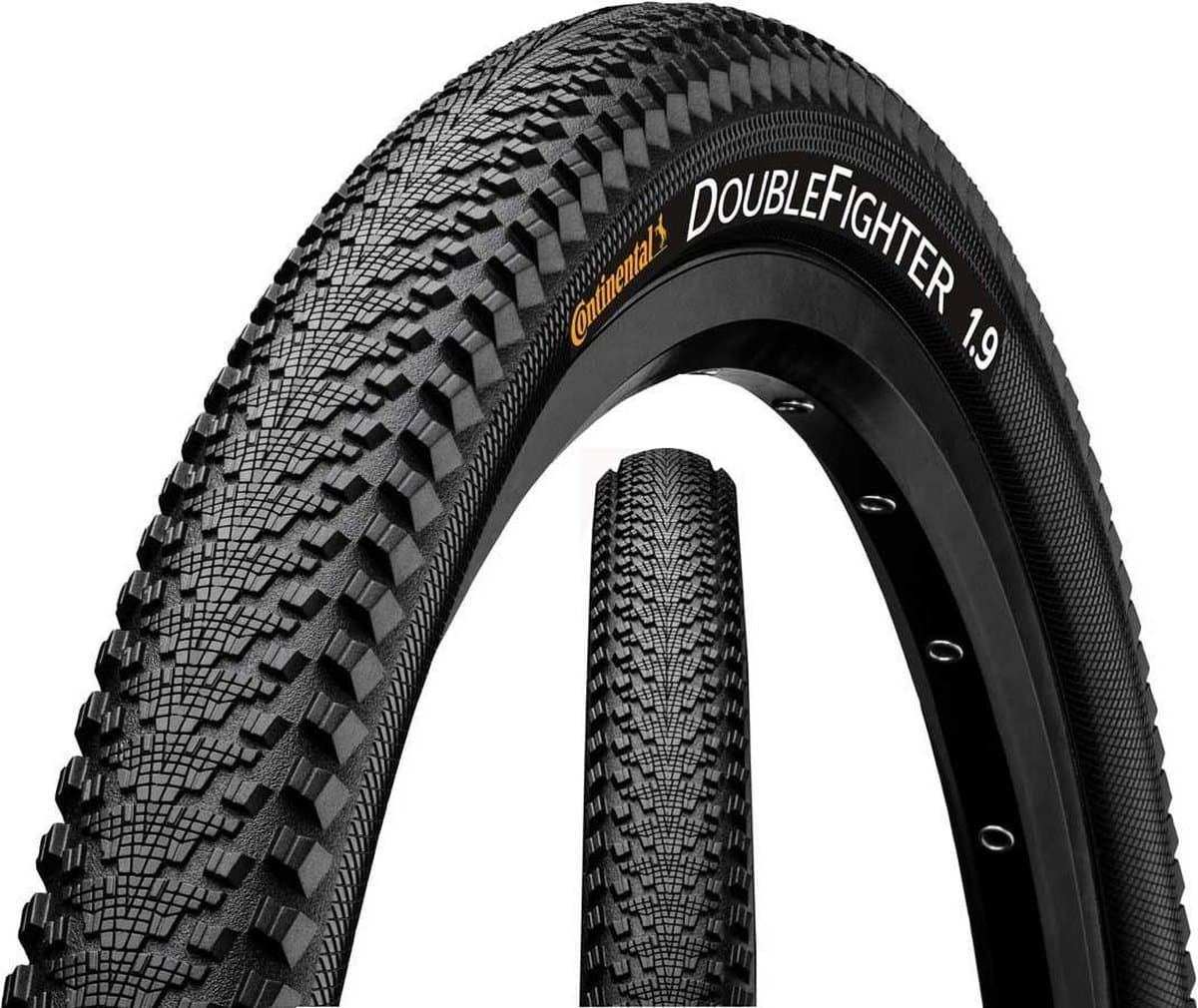 Continental Double Fighter III band Sport 24" draadband zwart Bandenmaat 50-507 | 24 x 2,0