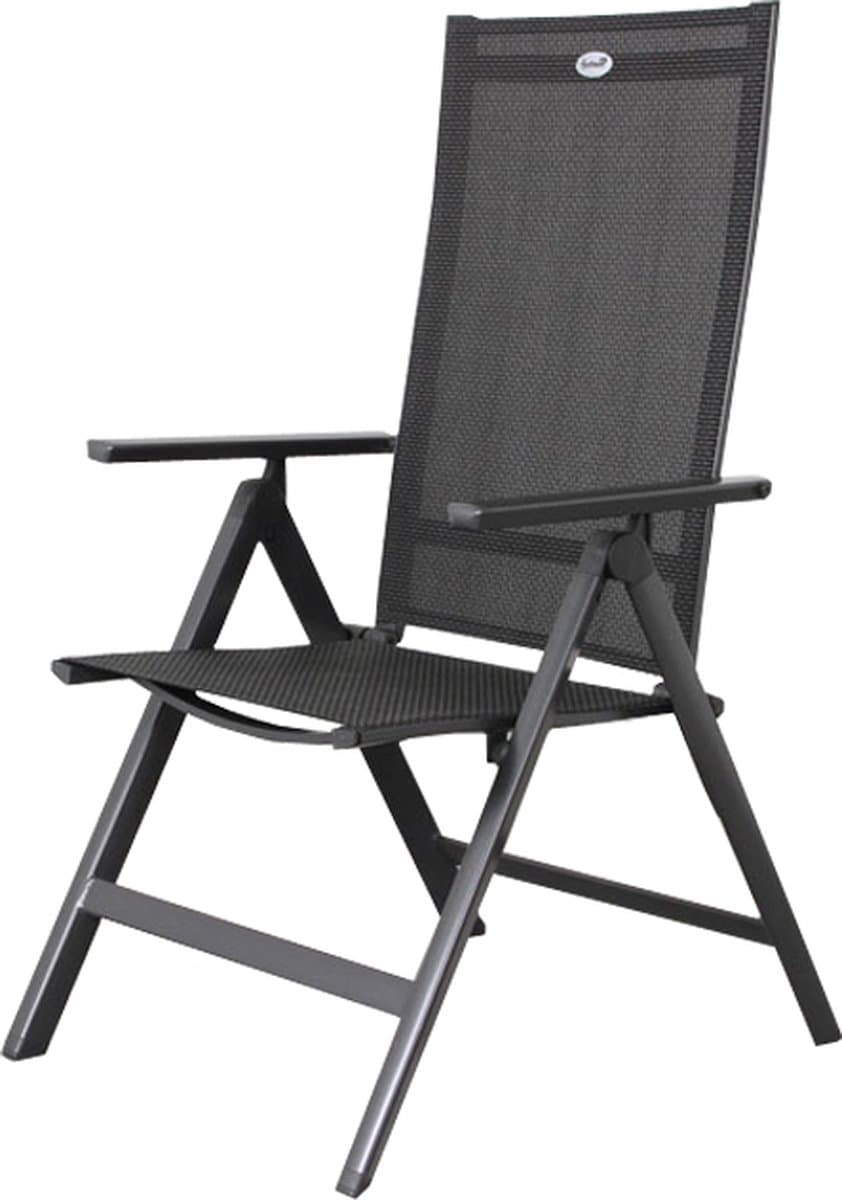 Hartman Aruba Aluminium tuinstoel - Antraciet verstelbaar