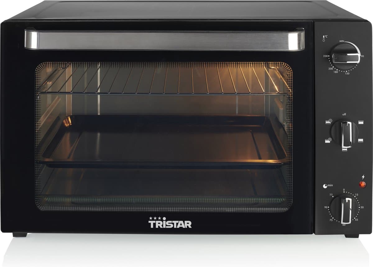 Tristar Vrijstaande oven OV-3640 - Bakoven 2000W - 60L - 90 tot 230⁰C - 5 Voorgeprogrameerde standen
