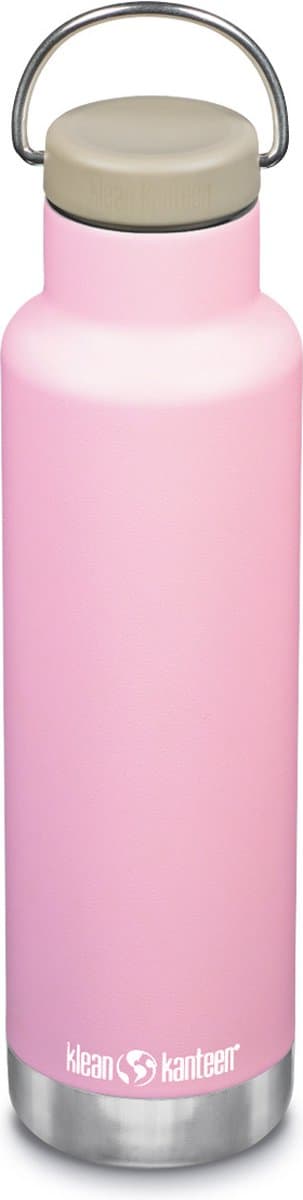 Klean Kanteen - RVS Thermosfles Classic 592ml (w/Loop Cap) - Lotus Roze - drinkfles voor warme en koude dranken.