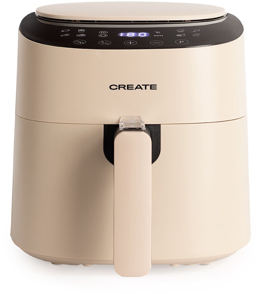 CREATE - Airfryer 3,5 L Vrijstaand 1300 W Zand - AIR FRYER PRO COMPACT