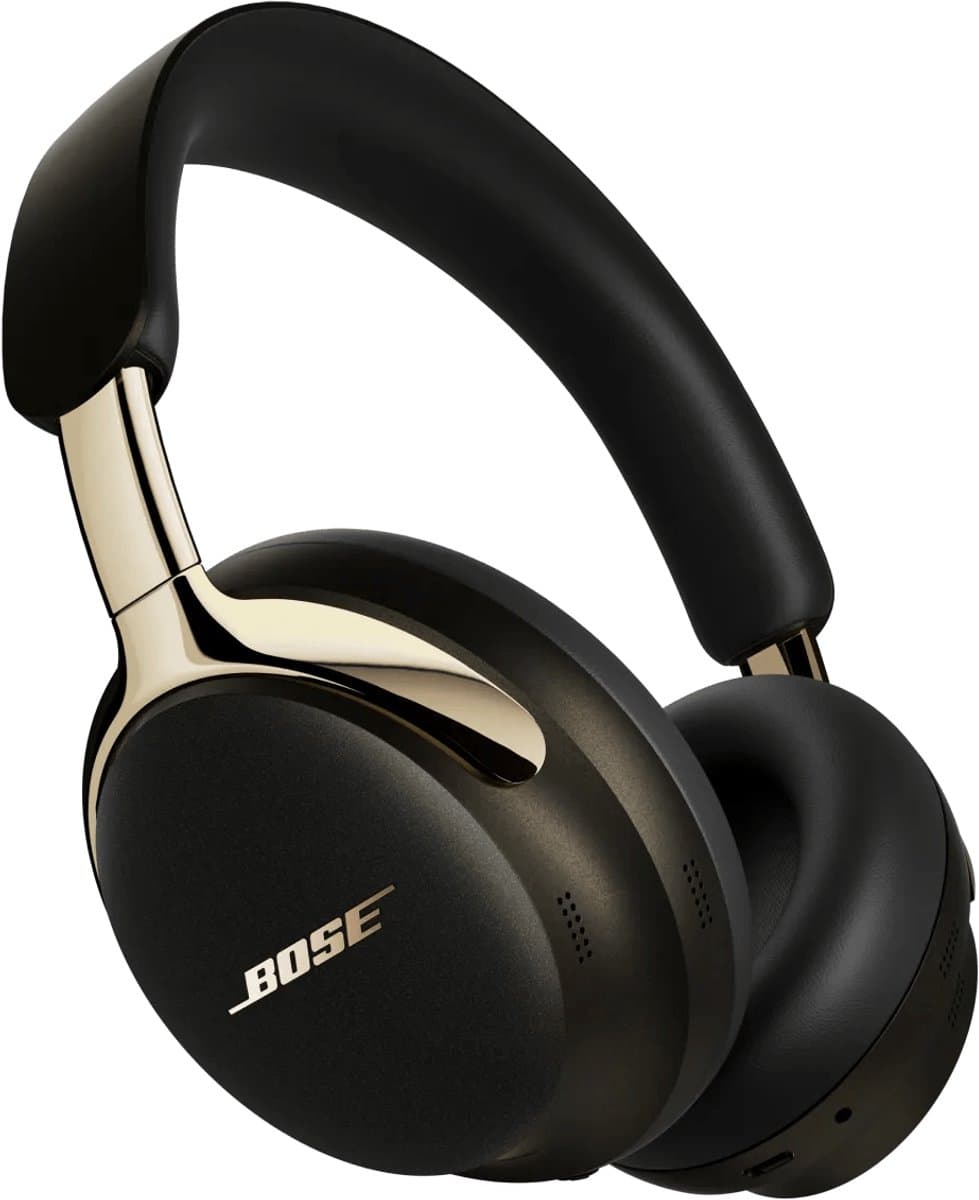 Bose QuietComfort Ultra Headphones (2nd Gen) – Draadloze over-ear koptelefoon – Active Noise Cancelling – Zwart / Goud