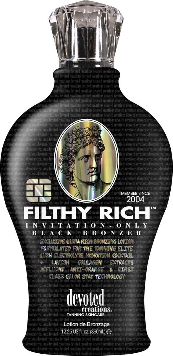 Devoted Creations Filthy Rich zonnebankcreme - 180-voudige bronzer - 362ml