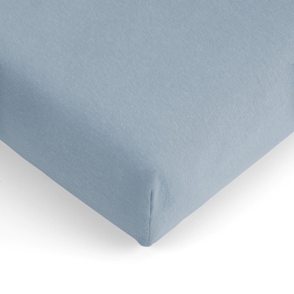 Mingle Moose-hoeslaken jersey -100% katoen- ledikant- 60x120- licht blauw
