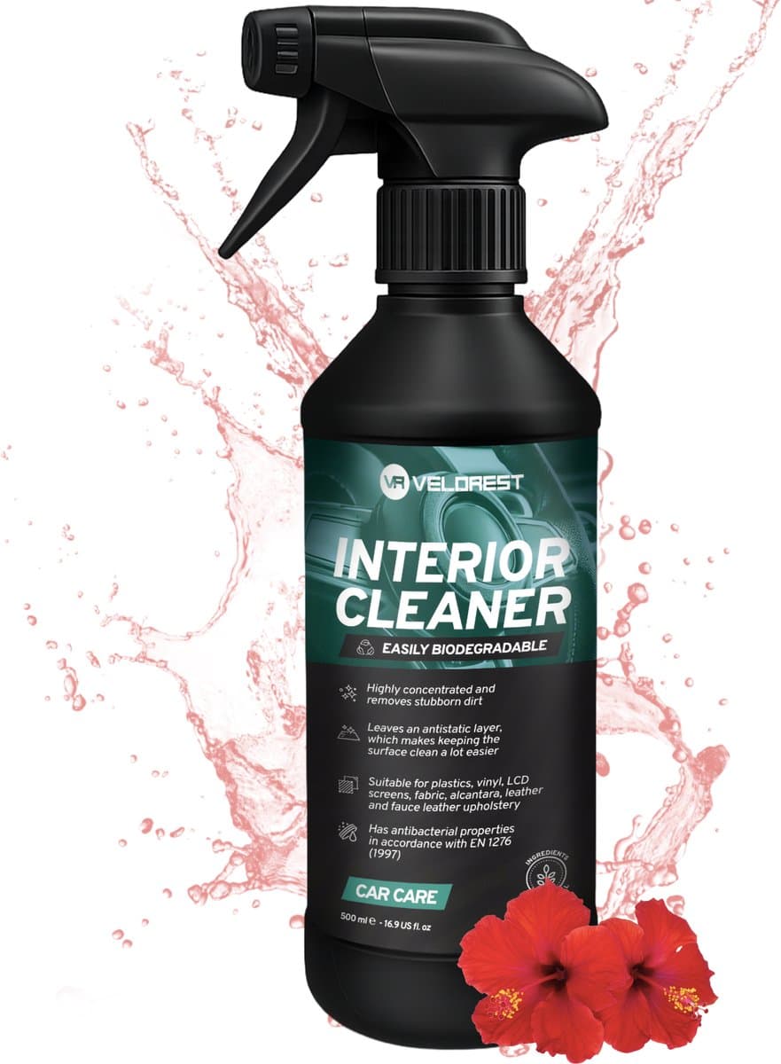 Velorest Interior Cleaner 500ML - Interieur Reiniger - Bekleding Reiniger Auto - Car Cleaning - Dashboard Reiniger - Interior Cleaner Auto - Interieurspray Auto