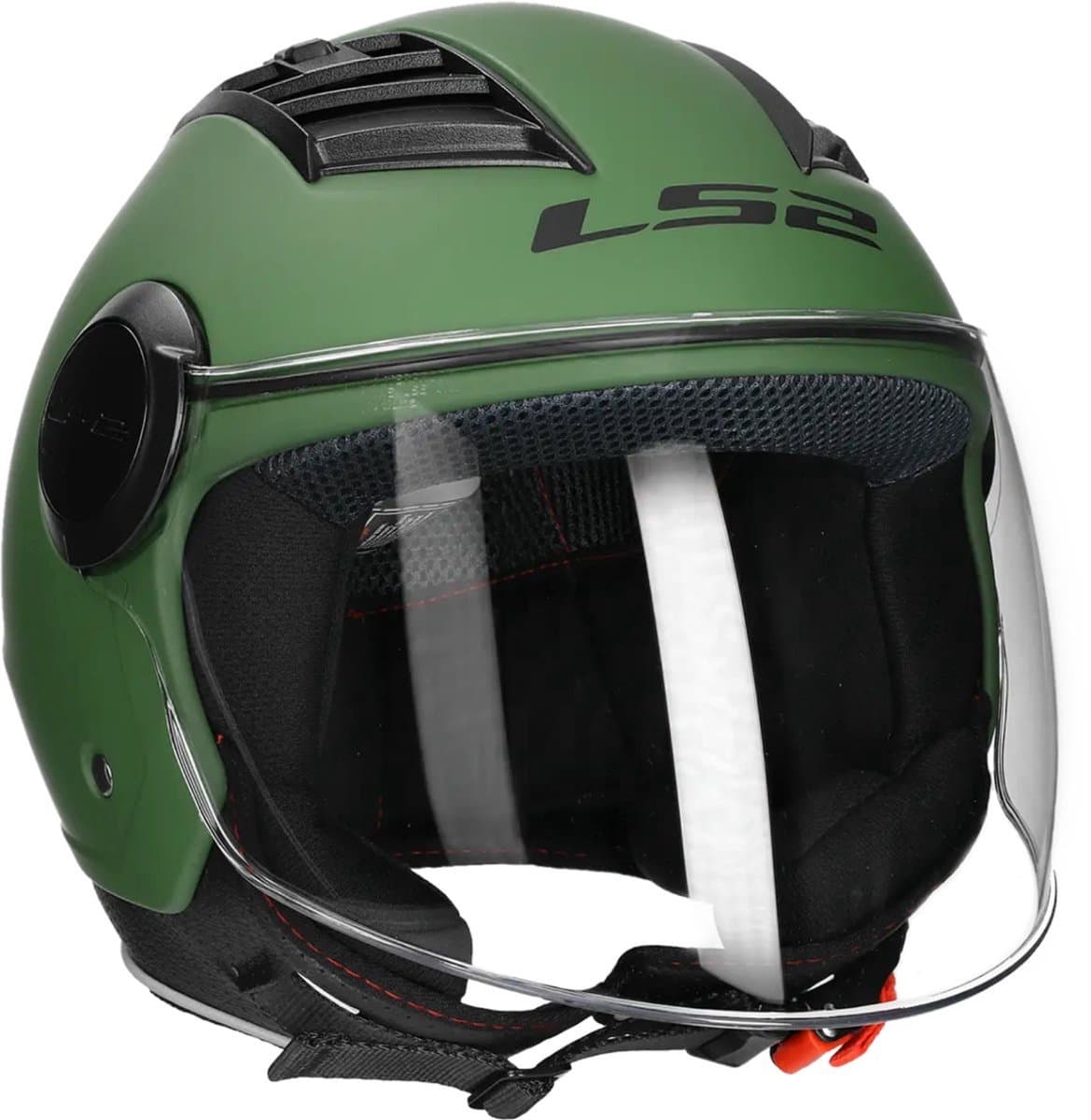 LS2 Jethelm Airflow mat groen maat XS