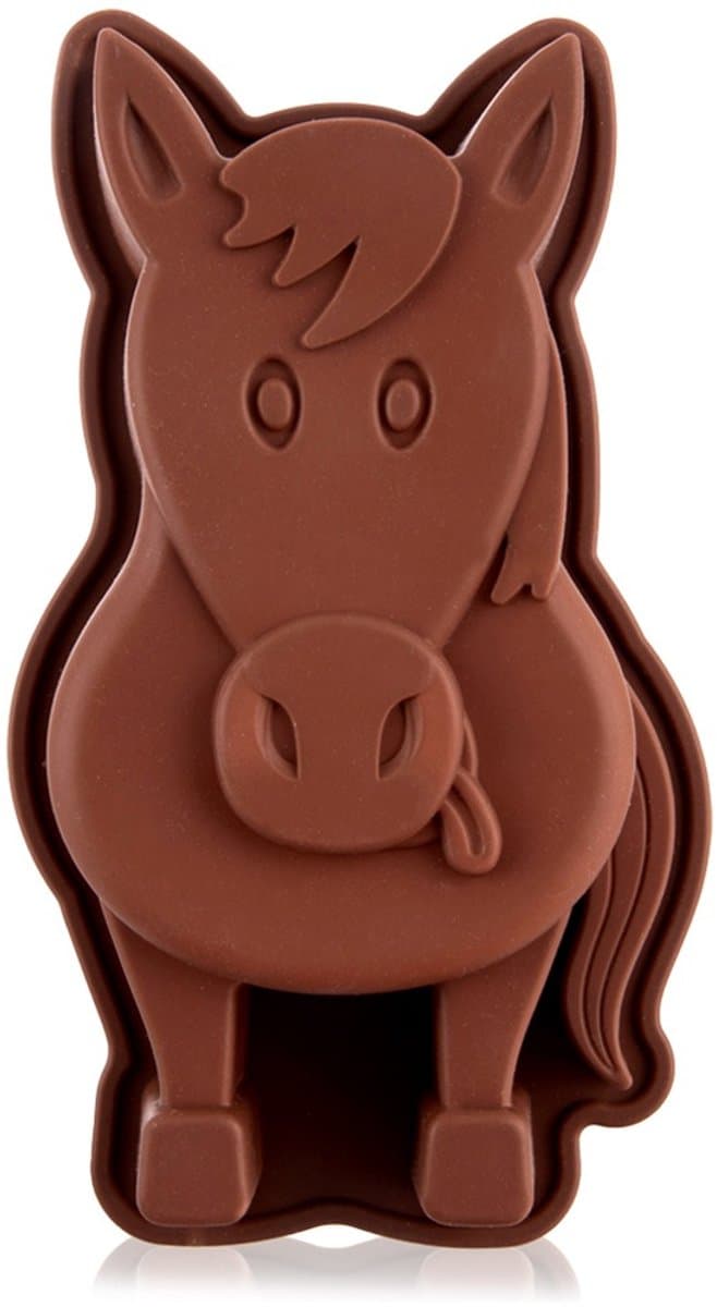 Bakvorm Silicone Paard 19x10x4 cm - Springvorm - Vorm voor Bakken - Taartvorm - Bakplaat