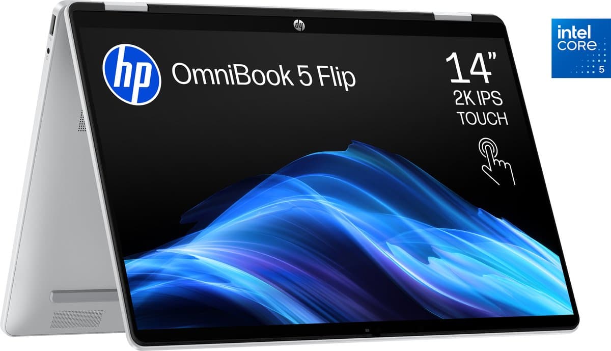 HP OmniBook 5 Flip 14-fp0753nd - 2-in-1 Laptop - Core 5/i5 - 16GB/512GB - 14 inch