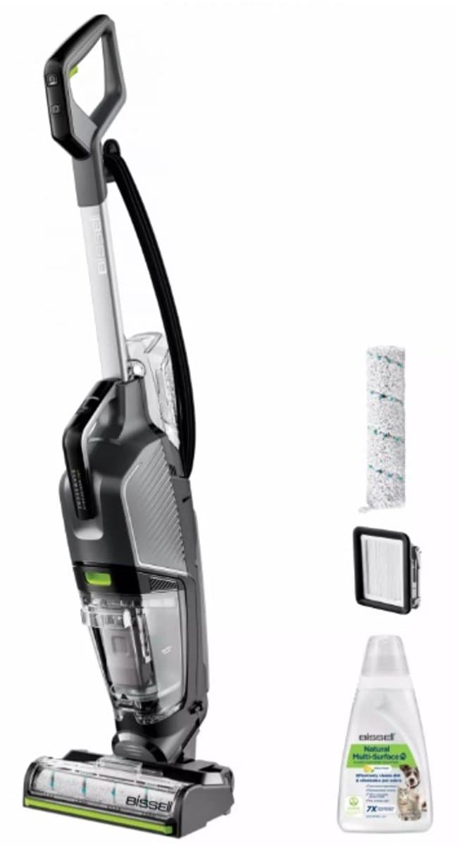 BISSELL CrossWave HydroSteam Pet Steelstofzuiger met Dweilfunctie - Vloerreiniger met Snoer - Stoomreiniger Zonder Zak - Reinigingsmachine voor Tapijt & Harde Vloeren - Multi Surface Vacuum Cleaner - Perfect voor Huishoudens met Huisdieren - 3527N