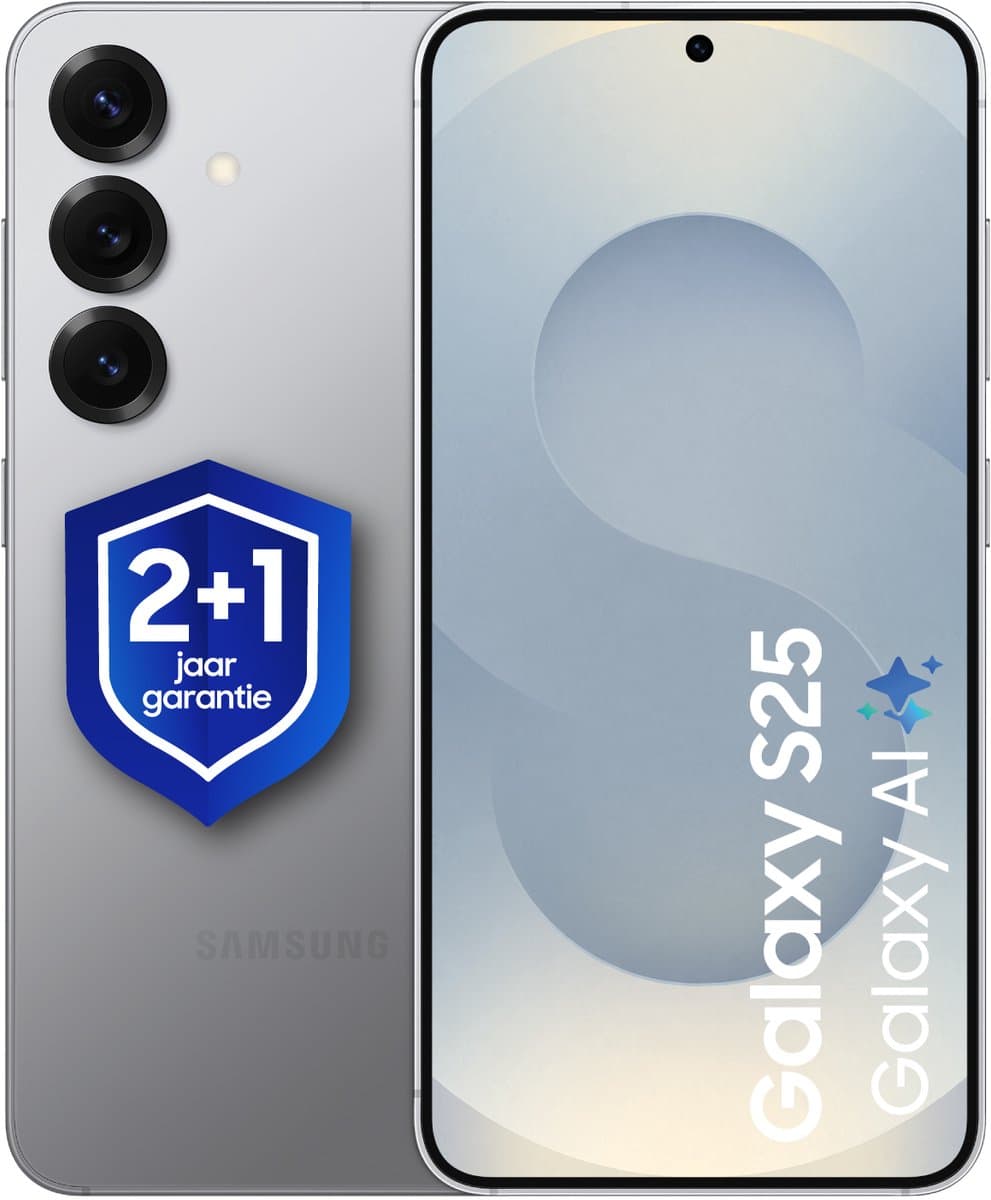 Samsung Galaxy S25 5G - 128GB - Silver Shadow + 1 jaar extra garantie