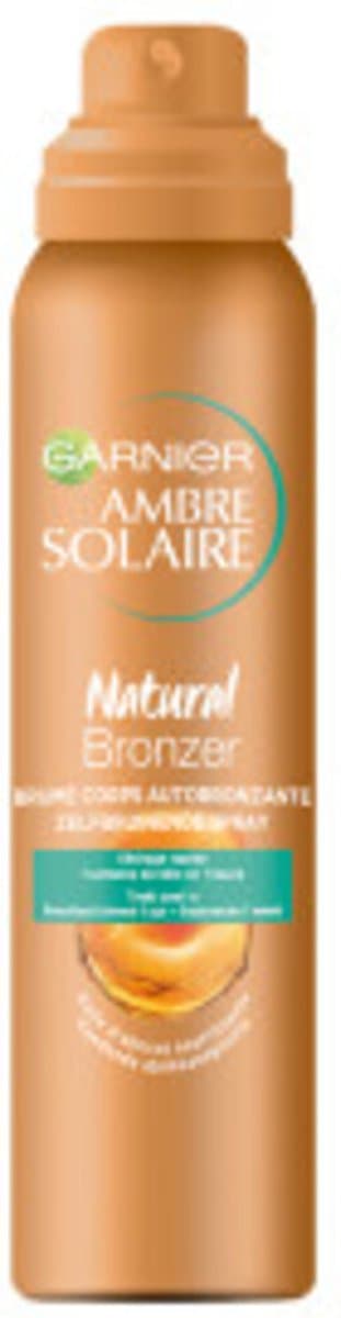 2x Garnier Ambre Solaire Natural Bronzer Zelfbruinende Body Mist 150 ml