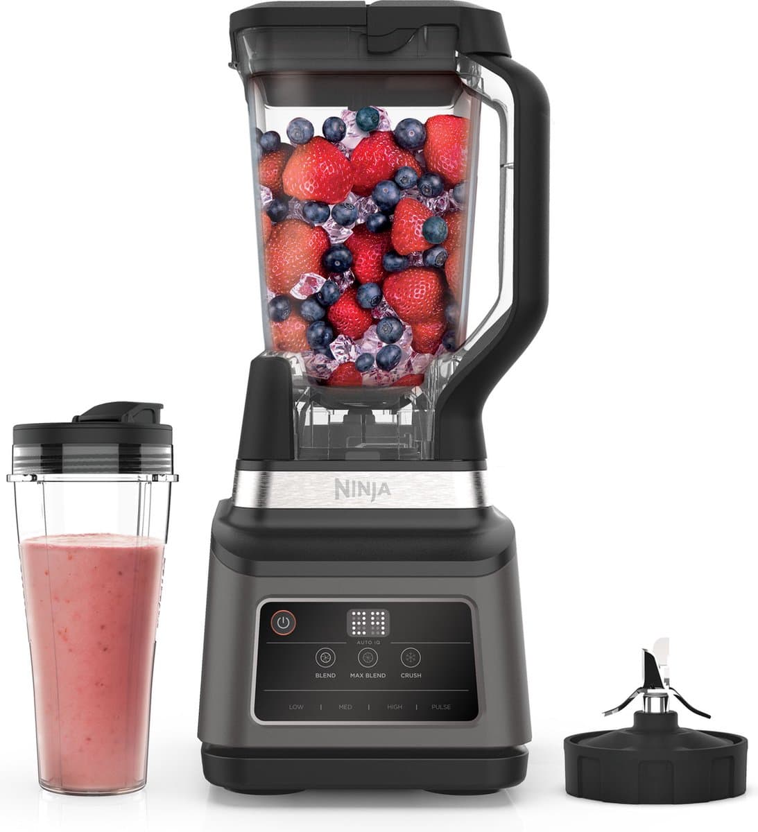 Ninja Foodi 2-in-1 Blender en Smoothie Maker - 1200 Watt - 2.1 Liter - IJsCrusher - Auto IQ - BN750EU