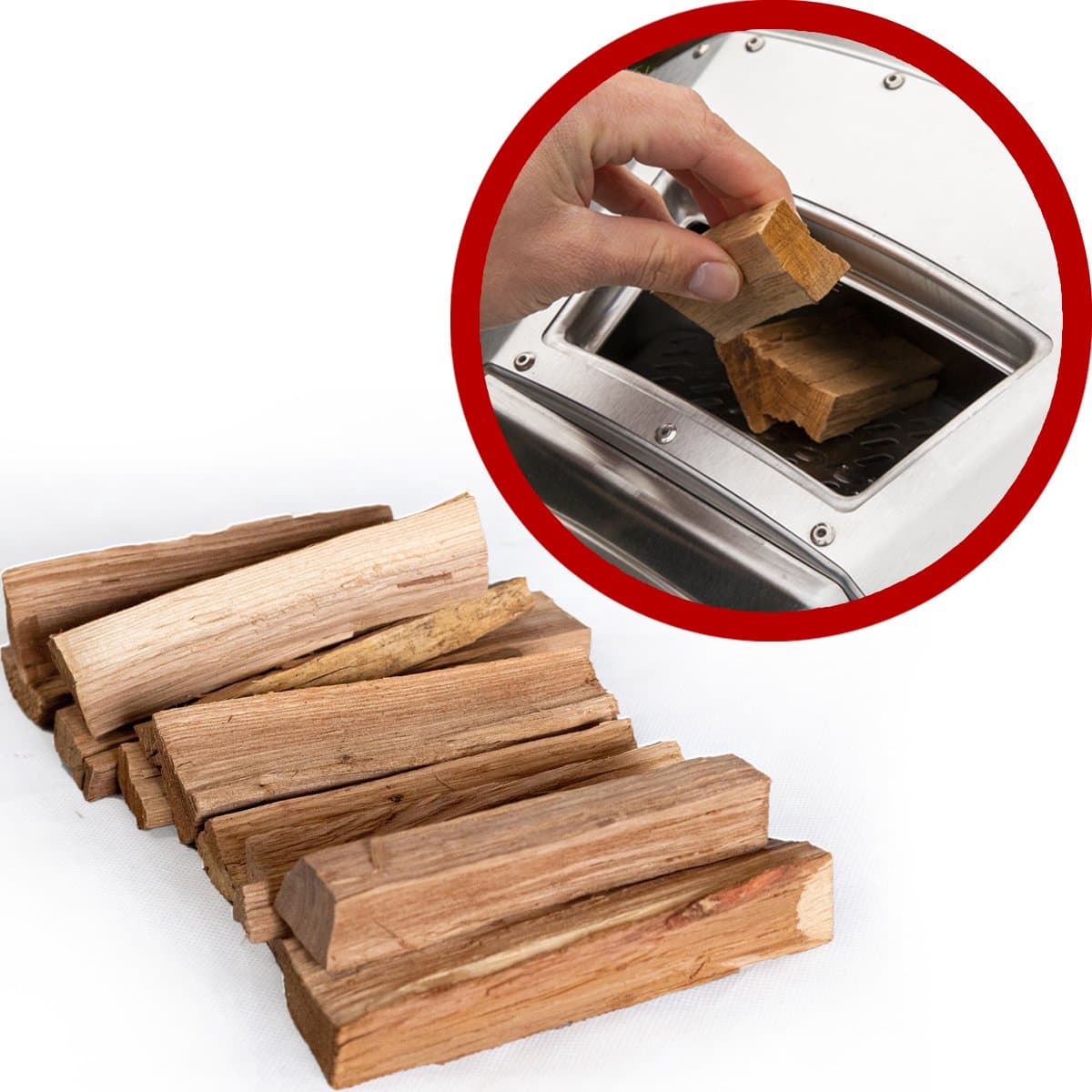 Pizzahout voor kleine pizzaoven | 5 kg eiken pizza hout voor Ooni Karu oven | STOCERS