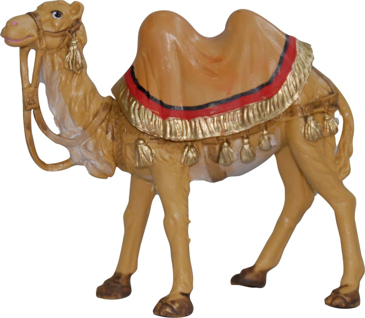 Kerststal figuur kameel beeldje 13 cm dierenbeeldjes - Kerstbeeldjes/decoratiebeeldjes/kerststal beeldjes/dierenbeeldjes