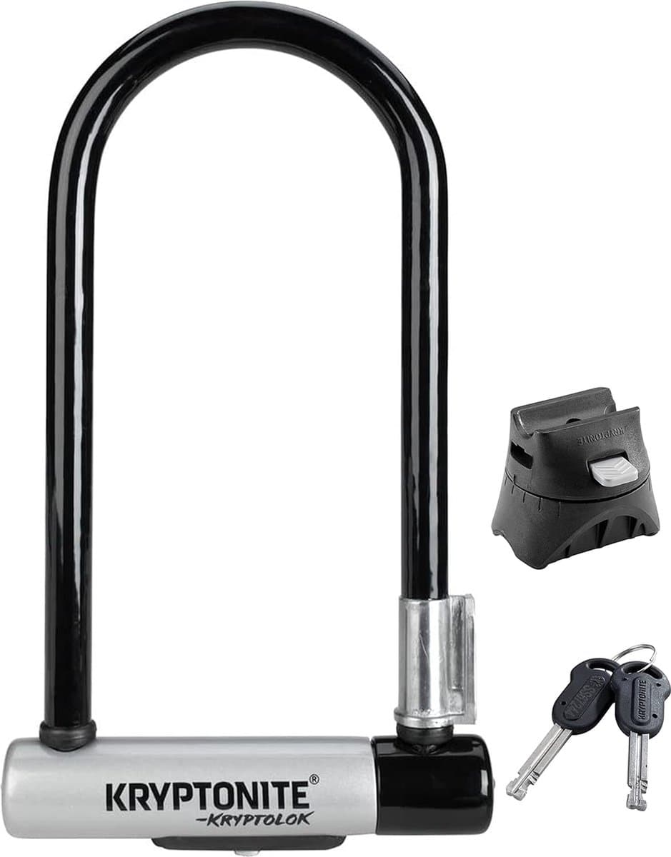 Kryptonite Standard Beugelslot Fiets – ART-2 Slot – Stalen Beugelslot Elektrische Fiets – 22,9x10,2 cm – Zwart