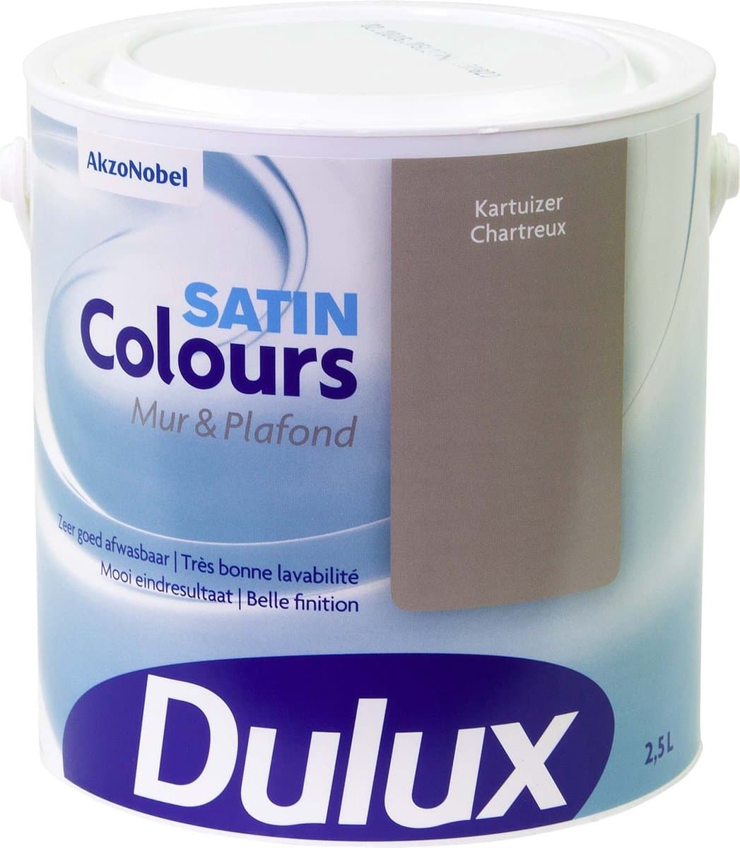 Dulux Colours Mur & Plafond - Satin - Kartuizer - 2,5 Liter