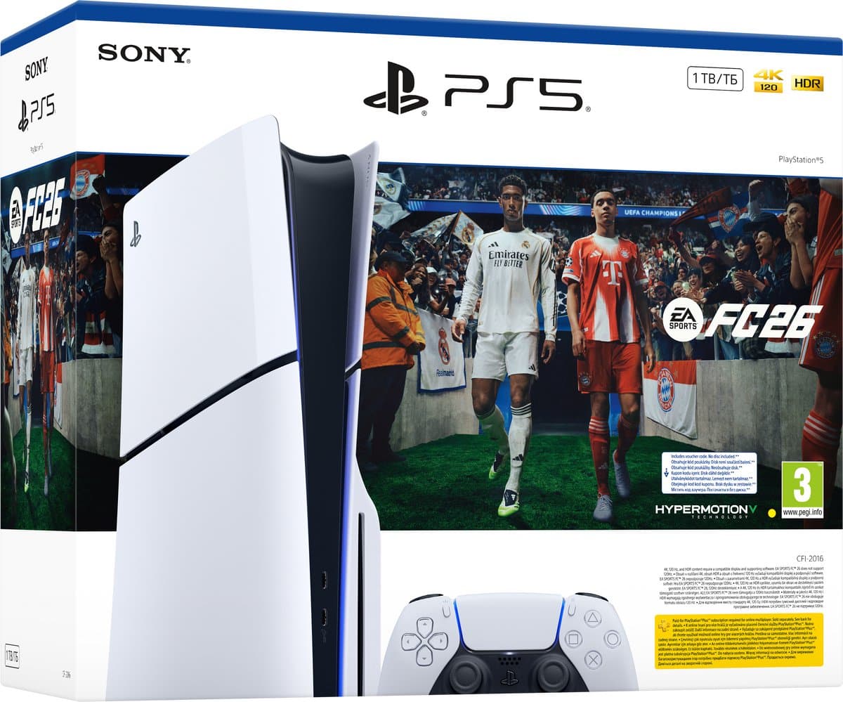 PlayStation 5 Disc Edition - 1 TB – EA SPORTS FC 26 bundel