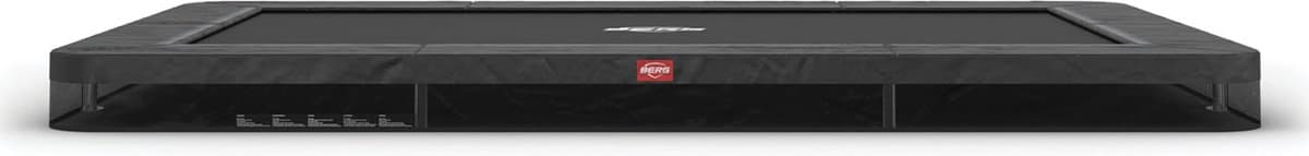BERG SPORTS Ultim Favorit InGround 410 Trampoline - AirFlow Springdoek - Grijs