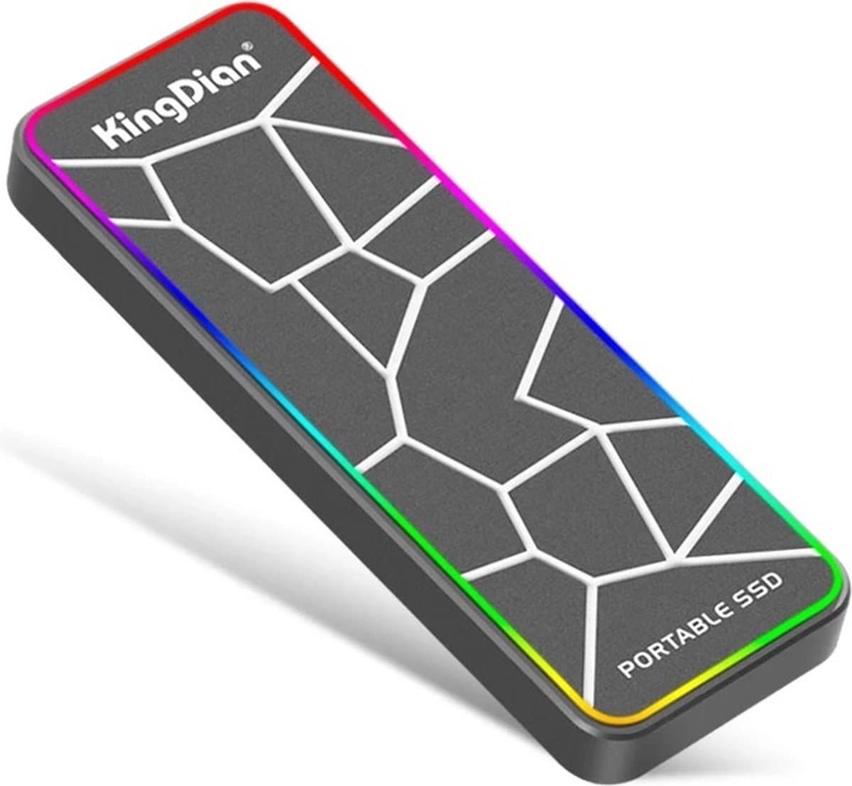 DrPhone KD PRO Externe SSD 500GB – USB 3.0 Externe Opslag + USB C Adapter – Tot 388MB/s – Compatibel met PS5 voor Game Opslag – Laptop / PC / Console