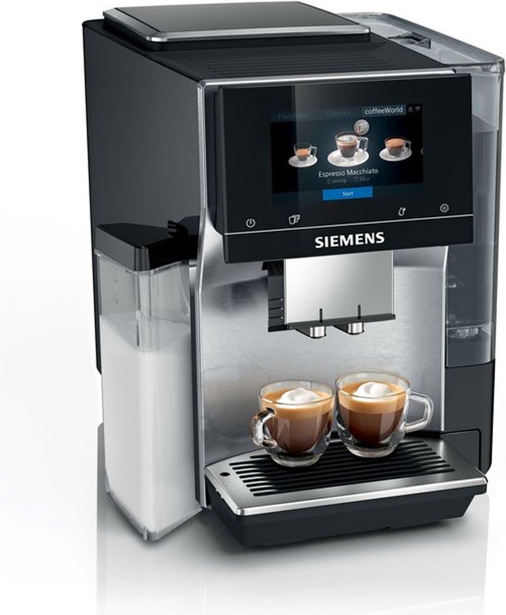 Siemens EQ700 TQ713R03 - Volautomatische espressomachine - Zwart/RVS