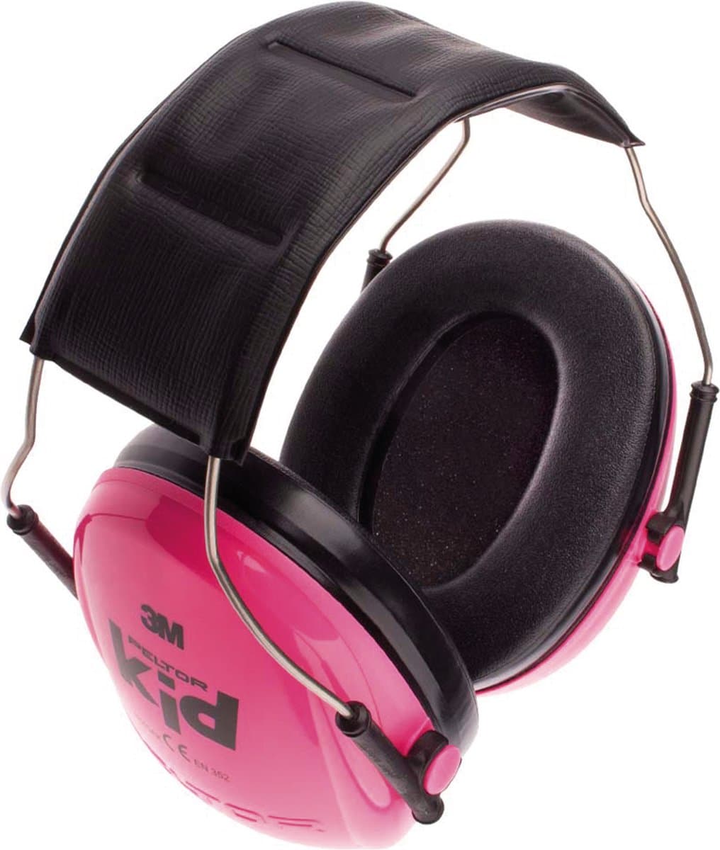 3M - Peltor Kid - Gehoorbescherming voor kinderen - 27dB - fluo roze - H510A K