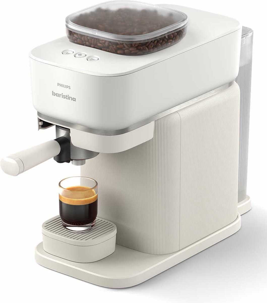 Philips Baristina - BAR300/00 - Espressomachine - Koffiemachine Met Bonen - Wit