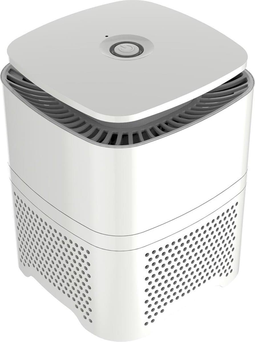 Platinet Compacte Luchtreiniger – Bureau Air Purifier met HEPA filter, Actieve Kool & Ionisator – 360° Circulatie – Voor Thuis & Kantoor