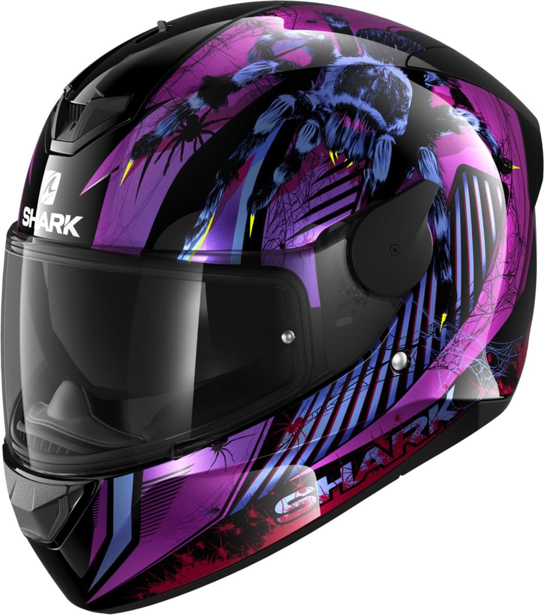 Shark D-Skwal 2 Atraxx Black Violet Glitter KVX XL - Maat XL - Helm