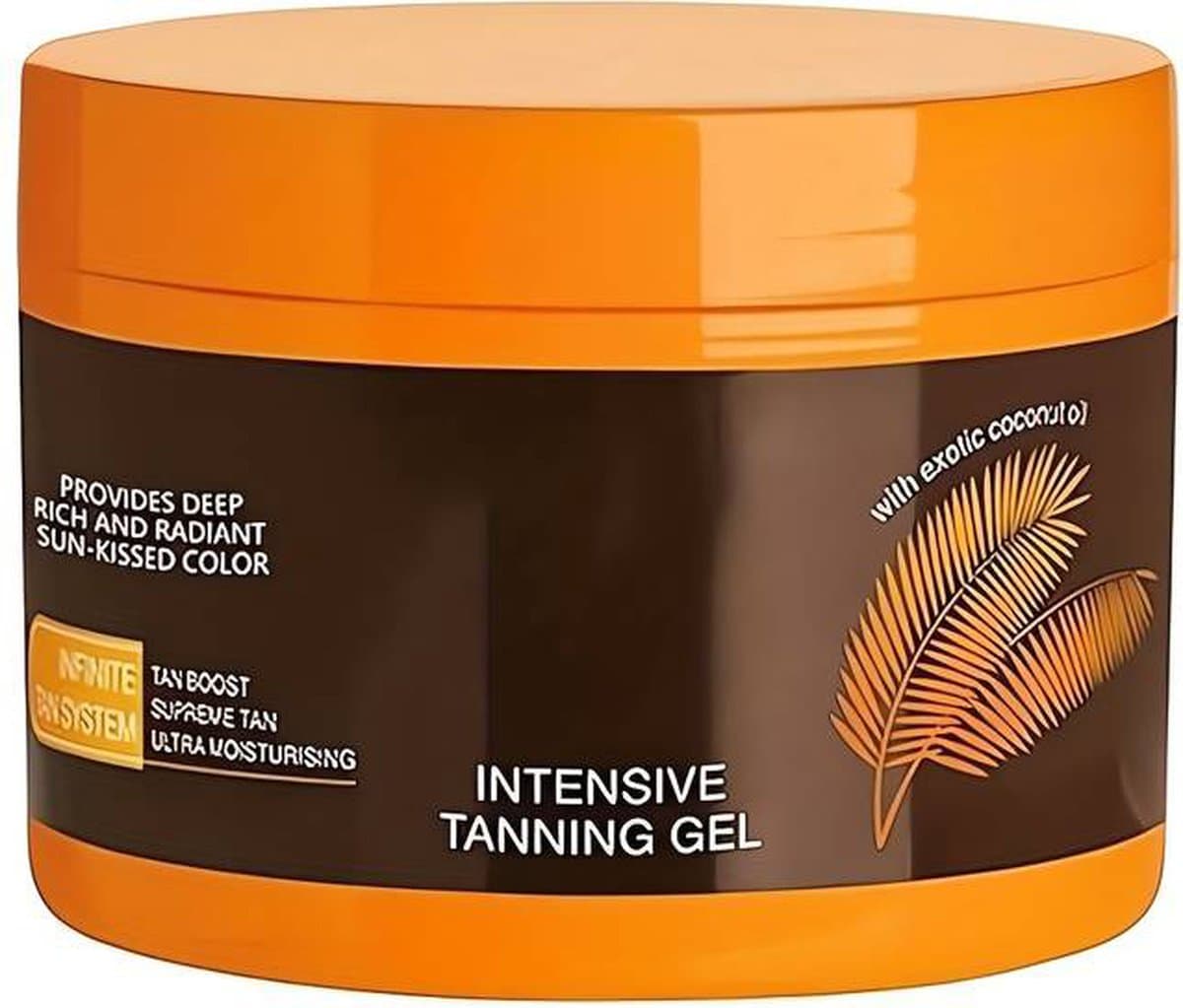 Intense Tanning Gel - Bruiningscrème - Gel - Deep Brown - Bronze - Tanning Cream Oil - 150 gram
