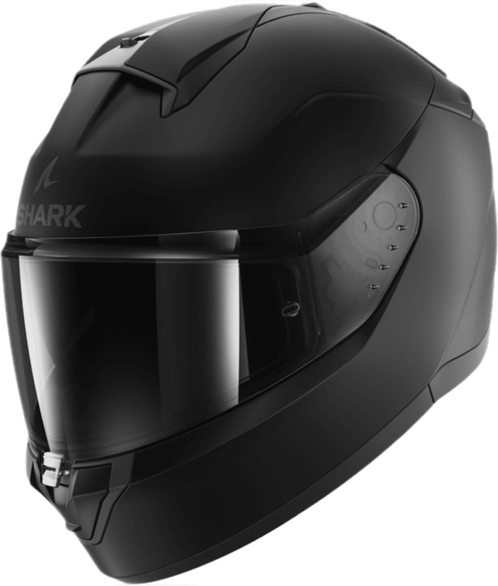 Shark - RIDILL 2 BLANK Mat Black Mat - Maat S - Integraal helm - Scooter helm - Motorhelm - Zwart - Scooterhelmen mannen en vrouwen.