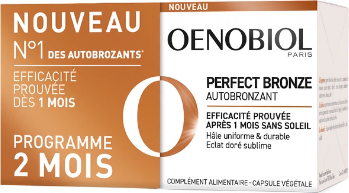Oenobiol Perfect Bronze Zelfbruiner Set van 2 x 30 Capsules