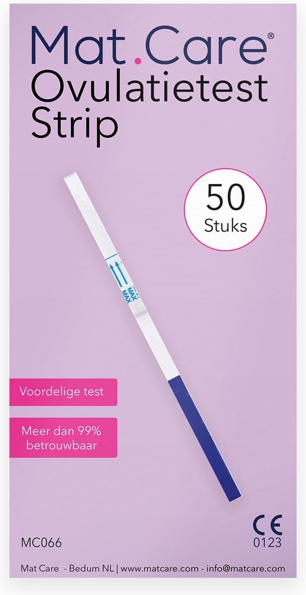 Mat Care Ovulatietest Strip XXL pack 50 stuks