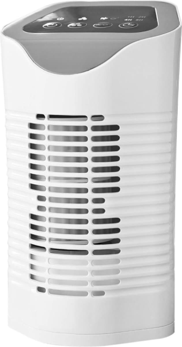 Luchtreiniger - met HEPA & Koolstoffilter - Luchtreinigers - Timer Functie & 3 Snelheden - 60 m3/u - Ionisator - Air Purifier - Wit