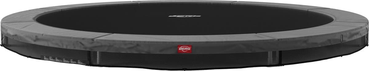 BERG SPORTS Favorit InGround 380 Trampoline - AirFlow Springdoek - Grijs